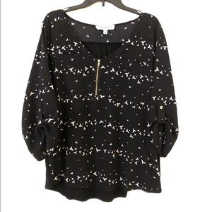 Tempted Hearts half sleeve blouse-